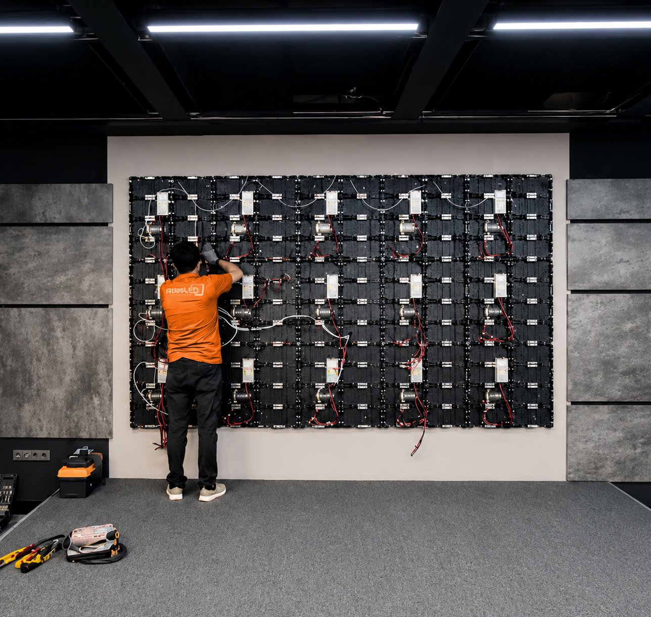 Mur LED événementiel sur scène
