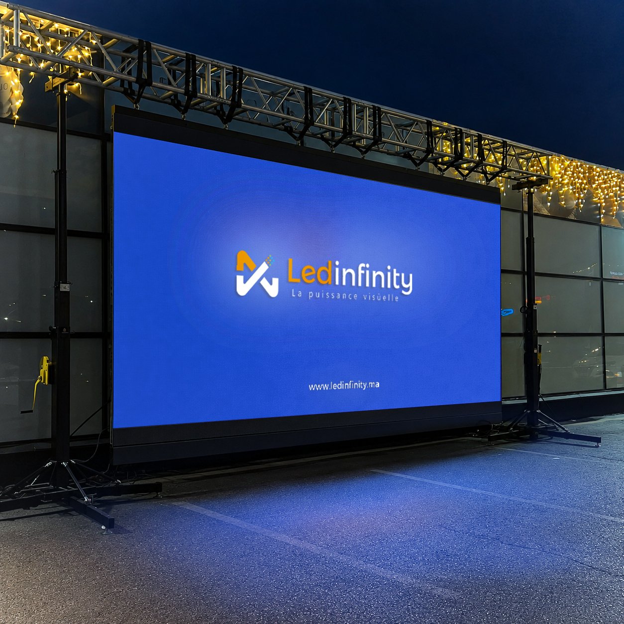 Installation d'ecran LED Ledinfinity