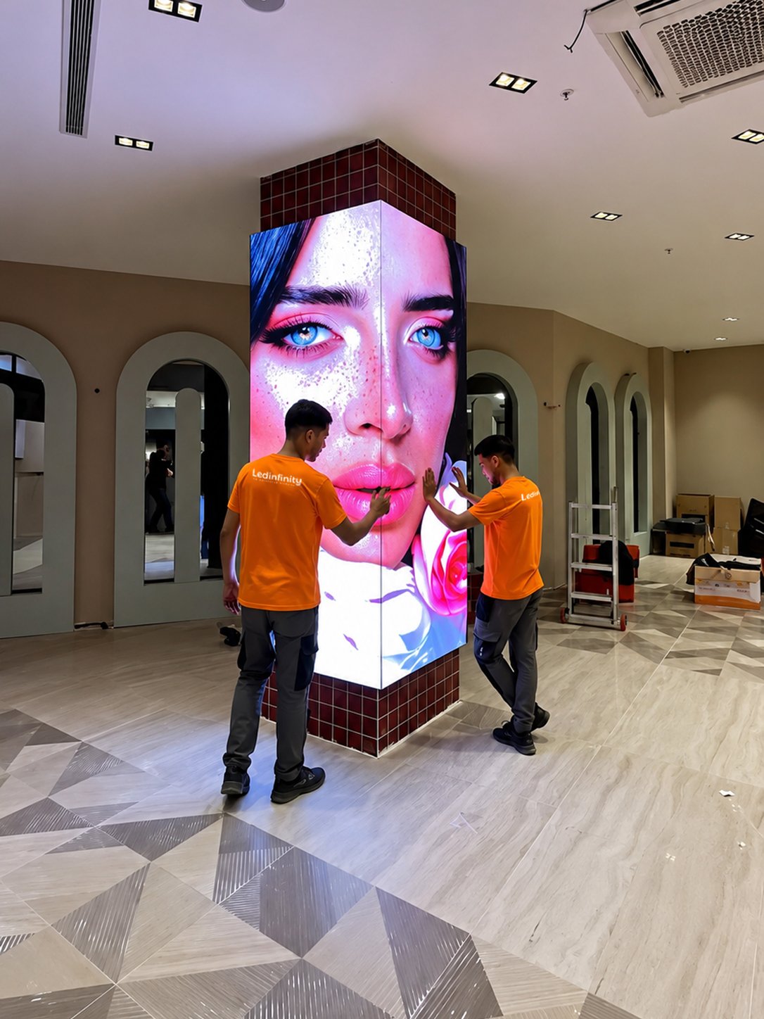 Écran Publicitaire Vitrine